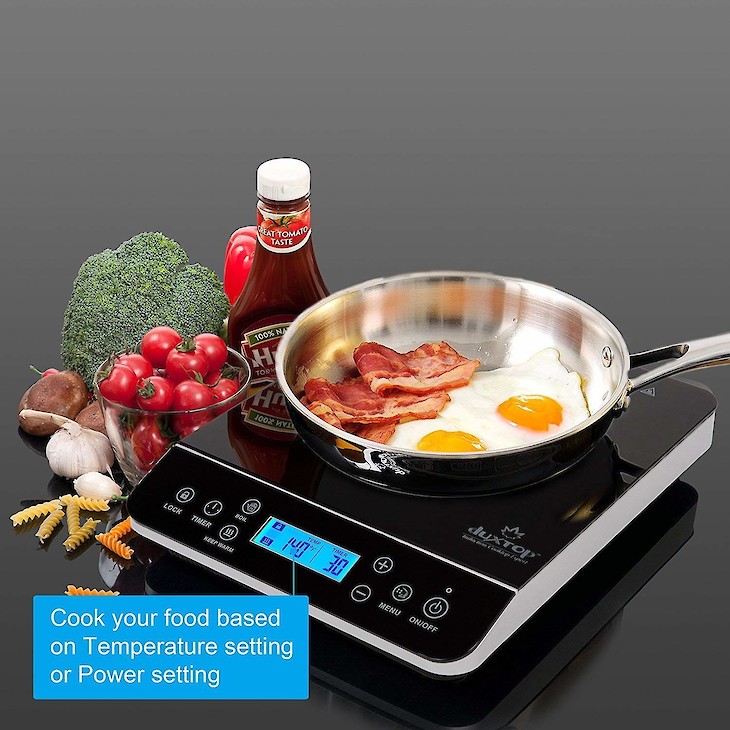 duxtop 9600LS Touch Sensitive Control Panel with LCD Display User