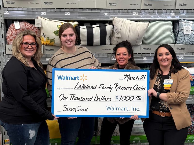 Walmart Awards Lakeland Family Resource Center Spark Good Grant