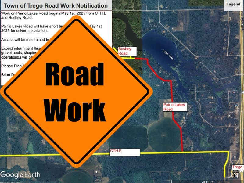 Trego Road Construction To Cause Delays Starting This Week