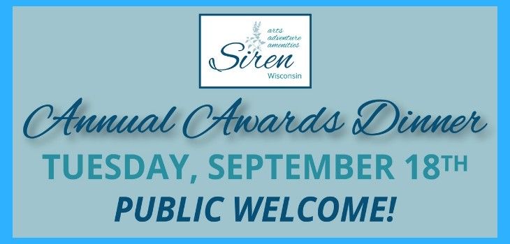 Siren’s Annual Awards Dinner to Take Place on September 18th!