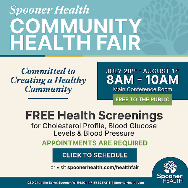 Spooner Health Community Health Fair