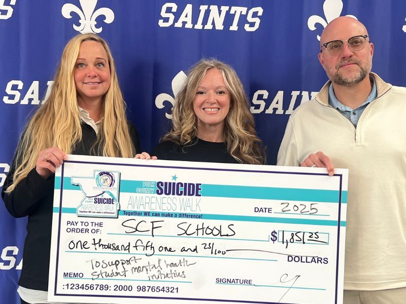St. Croix Falls School District Receives Donation To Support Youth Mental Health Initiatives