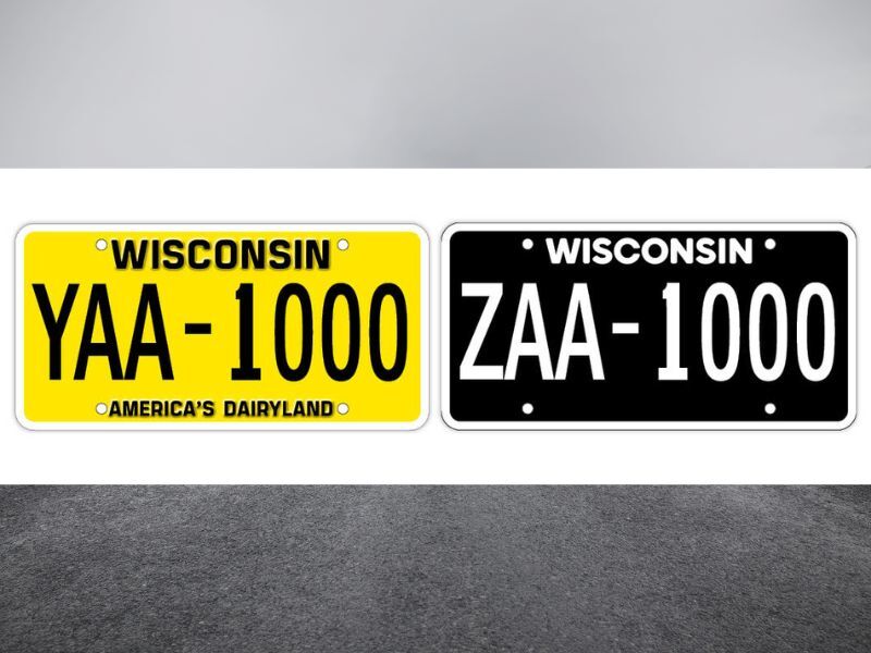 Gov. Evers, WisDOT Unveil New Blackout And Retro License Plate Designs For Wisconsin Drivers