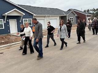 Sen. Baldwin Visits Hayward Workforce Housing Development Article Image