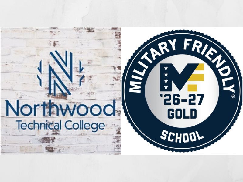 Northwood Tech Earns Gold Military Friendly School Designation for 2026-2027