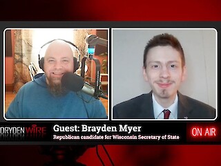 Brayden Myer Joins ‘DrydenWire Live’ for Candidate Conversation Article Image