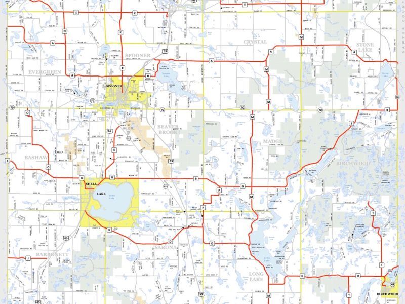 County Roads Open to ATV/UTV Traffic in Washburn County