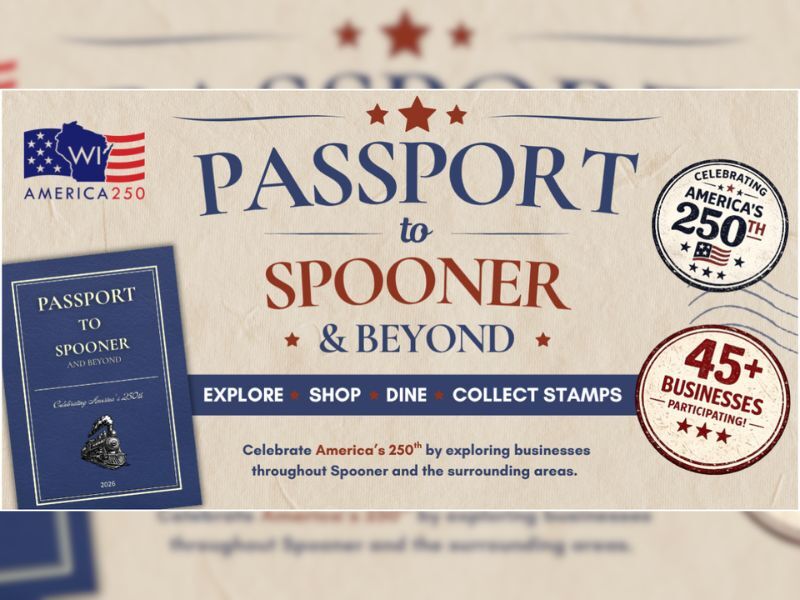 Passport to Spooner & Beyond Launches for America’s 250th Celebration