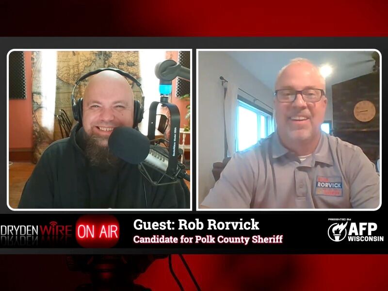 Rob Rorvick Discusses Sheriff Campaign on 'DrydenWire Live'
