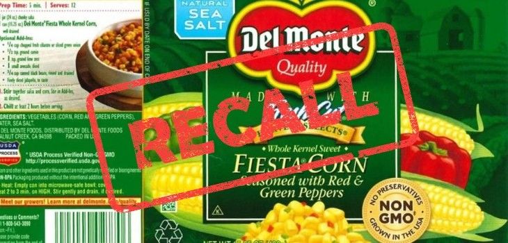 Del Monte Recalls Canned Fiesta Corn