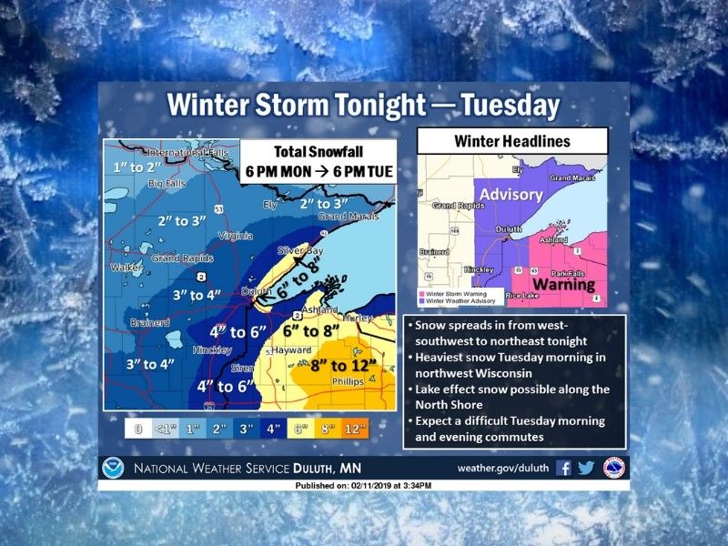 UPDATE: Winter Storm Tonight - Tuesday