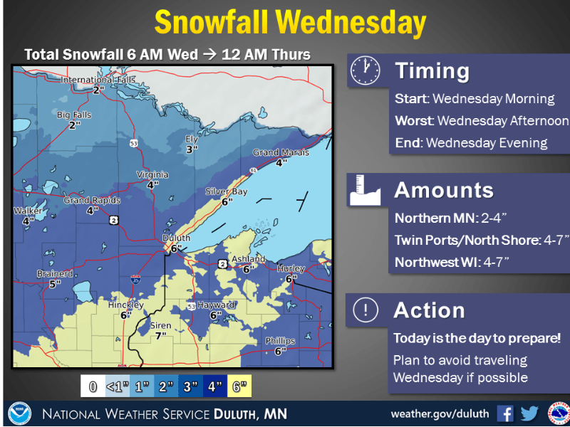 Situation Report: Snowfall Wednesday